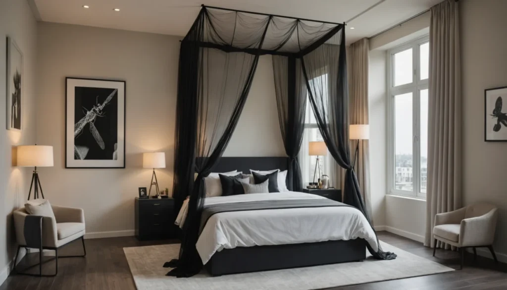 moustiquaire noir ou blanc