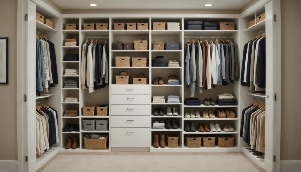 idées de rangement pour petite armoire