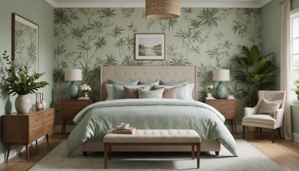 décoration murale de chambre avec papiers peints idées