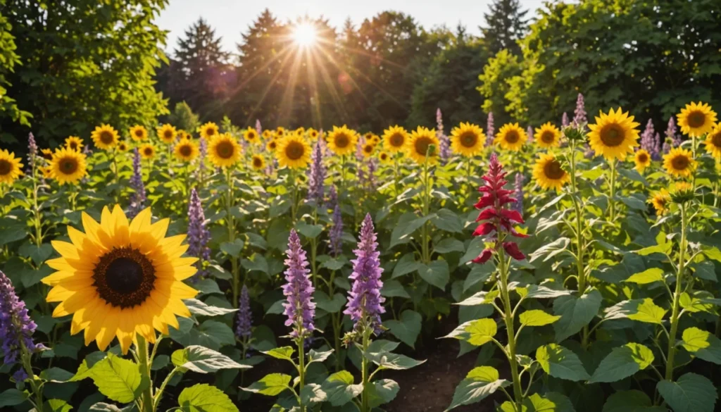 fleurs pour emplacement ensoleillé