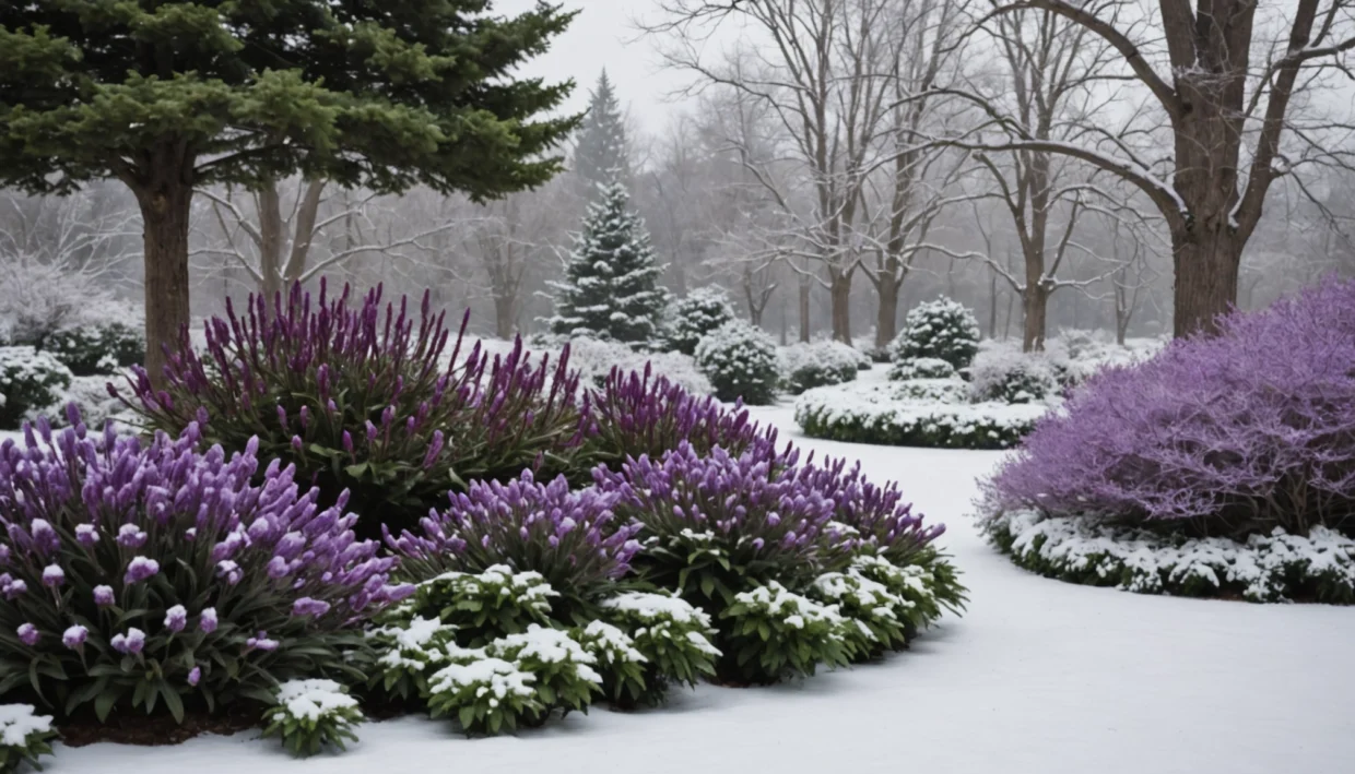 vivaces à fleurs violettes résistantes au froid