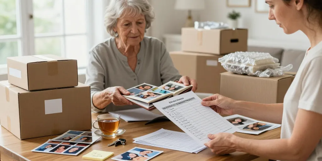 vider maison après départ en maison de retraite